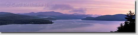 Schroon Lake pictures and photos - Schroon Lake nature photography panorama