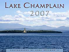 Lake Champlain wall calendar cover - Lake Champlain photos - panoramas, photos and photography of the Lake Champlain region
