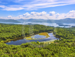 The Bolton Conservation Pond and Bolton Landing, Lake George calendar, Lake George photos by Carl Heilman II, Lake George pictures, Lake George prints, Lake George nature photography, Lake George panoramas