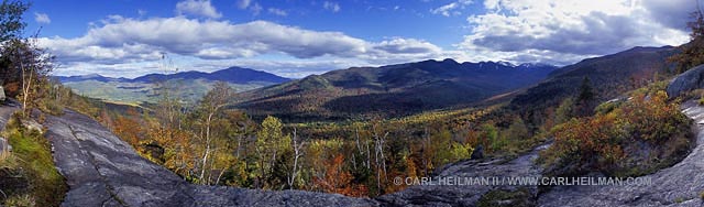 Adirondack High Peask from the Brothers and the Johns Brook Valley