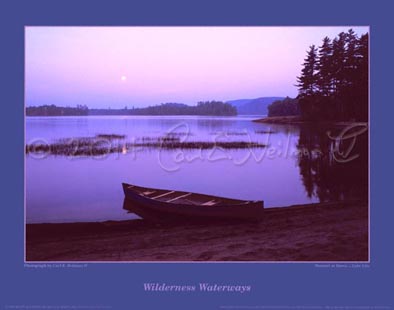 Early dawn Adirondack lake poster - Nature photography prints and posters of the Adirondack lakes and mountains - Adirondacks in upstate New York