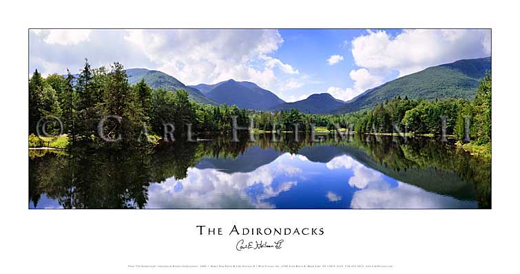 Marcy Dam poster, Adirondack High Peaks poster, Adirondacks posters