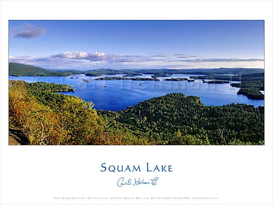 Squam Lake poster, Lakes Region posters, Squam Lake pictures, Squam Lake fine art prints, Squam Lake panoramas