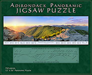 Adirondack Rainbow puzzle, Brant Lake puzzle, Adirondack gifts, Jigsaw Puzzle