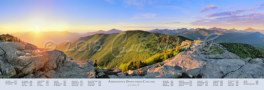 Panoramic Jigsaw Puzzle, Carl Heilman Adirondack Photography, puzzle from Van Hoevenberg