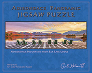 Fourth Lake puzzle, Adirondack gifts, Jigsaw puzzle, Carl Heilman