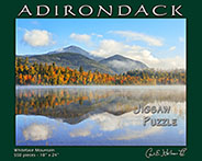 Adirondack puzzle, photo jigsaw puzzle, high peaks puzzle, adirondack gifts, carl heilman puzzle
