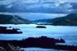 Looking into the Narrows - winter picture of Lake George, New York