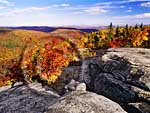 View North from Hadley Mountain, Adirondack Vistas calendar, Adirondack fine art photos by Carl Heilman II, Adirondack autumn pictures, Hadley Mountain prints, Adirondack nature photography