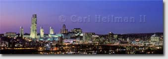 Albany, New York skyline panoramas, prints, and murals