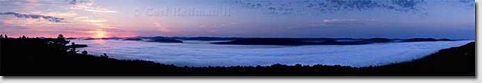 Fulton Chain nature photography panoramas, murals - Adirondack fine art prints