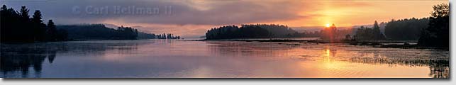 Adirondack lake and mountains pictures - Brant Lake print