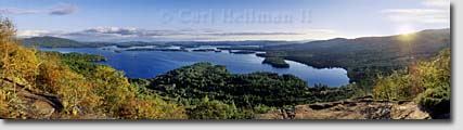 Squam Lake nature photography panoramas, murals and fine art prints