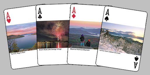 adirondack park playing cards, adirondack gifts, carl heilman playing cards