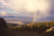 Rainbow over the Madison River Valley