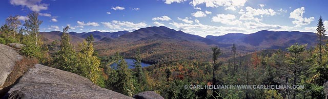 Heart Lake and the High Peaks from Mount Jo