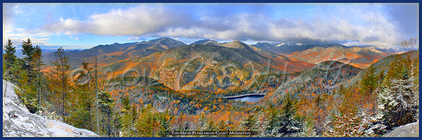 Panoramic Jigsaw Puzzle, Carl Heilman Adirondack Photography, puzzle from Van Hoevenberg