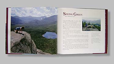 view of Heart Lake and Mount Colden from Mount Jo - chapter 1 from 'Two in the Wilderness' by Sandra Weber, photography by Carl Heilman II