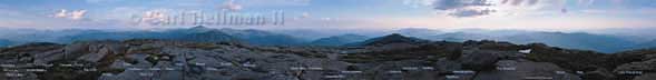 Panoramas - Adirondack High Peaks pictures - panorama from the summit of Algonquin copyright by outdoor nature photographer Carl Heilman II - Adirondacks photographer