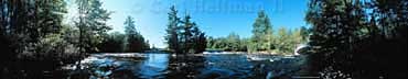 Nature photography panoramas - The Bog River near Tupper Lake 360 panorama copyright by outdoor nature photographer Carl Heilman II - Adirondack photographer