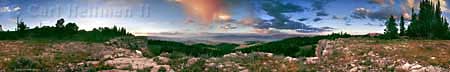 Nature panoramas - Montana virtual nature photography panoramas - View of the Madison Range, Montana copyright by outdoor nature photographer Carl Heilman II