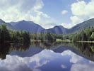 Adirondack High Peaks wallpaper - Click for preview - Marcy Dam pictures and prints - Adirondack Park, New York desktop wallpaper, nature photography wallpaper copyright by Adirondack photographer Carl Heilman II