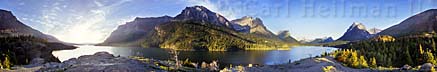 Glacier National Park, Montana National Parks nature photography panoramic screensaver